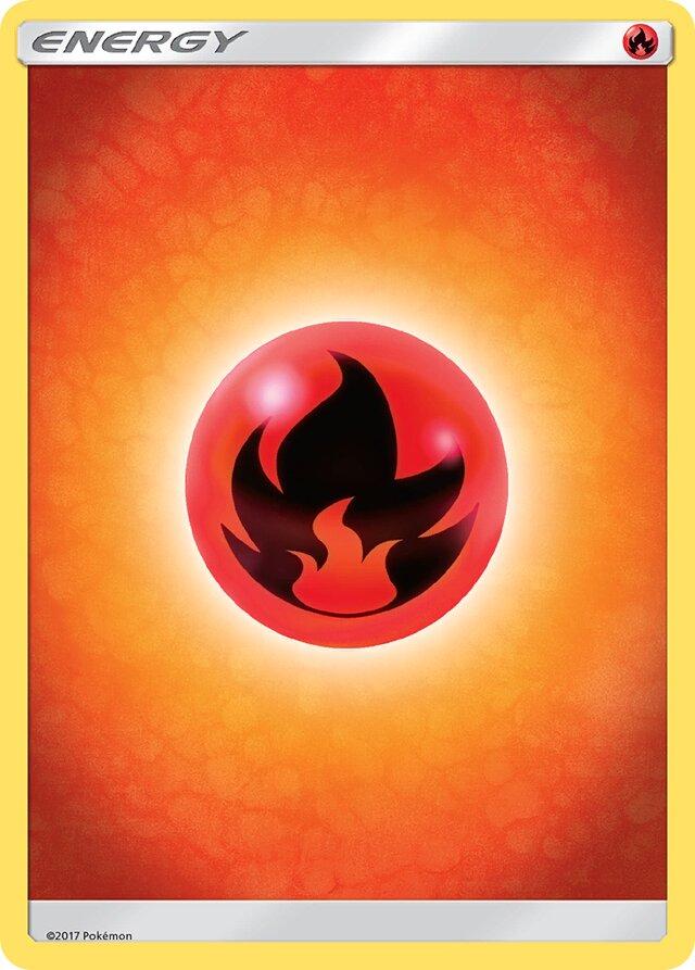 Sun & Moon Fire Energy Pokémon card